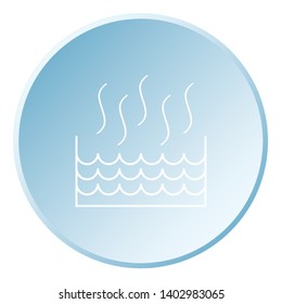 An Illustrated Icon Isolated on a Background - Hot Liquid