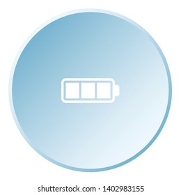 An Illustrated Icon Isolated on a Background - Full Battery