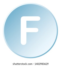 An Illustrated Icon Isolated on a Background - F