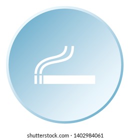 An Illustrated Icon Isolated on a Background - Cigarette