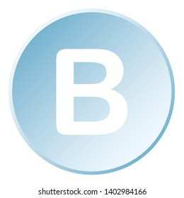 An Illustrated Icon Isolated on a Background - B