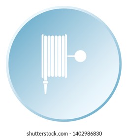 Illustrated Icon Isolated on a Background - Fire Hose