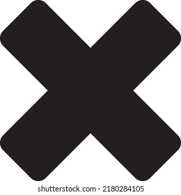 Ein illustriertes Symbol einzeln auf Hintergrund - Cross.eps

