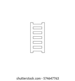 An Illustrated Icon Isolated on a Background -  Ladder