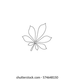An Illustrated Icon Isolated on a Background -  Leaf2