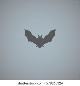 An Illustrated Icon Isolated on a Background - Bat