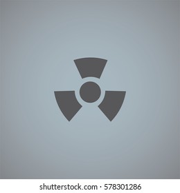 An Illustrated Icon Isolated on a Background - Radio Active Rounded