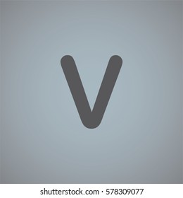 An Illustrated Icon Isolated on a Background - V