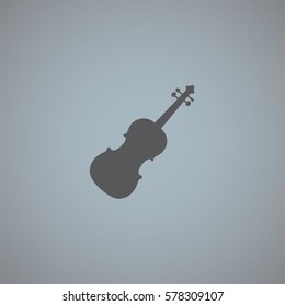 An Illustrated Icon Isolated on a Background - Violin