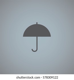 An Illustrated Icon Isolated on a Background - Umbrella