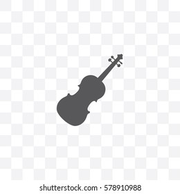 An Illustrated Icon Isolated on a Background - Violin