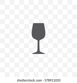 An Illustrated Icon Isolated on a Background - Wine Glass