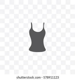 An Illustrated Icon Isolated on a Background - Vest Top