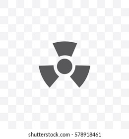 An Illustrated Icon Isolated on a Background - Radio Active Round