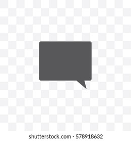 An Illustrated Icon Isolated on a Background - Speech Bubble