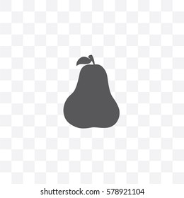 An Illustrated Icon Isolated on a Background - Pear