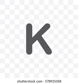 An Illustrated Icon Isolated on a Background - K