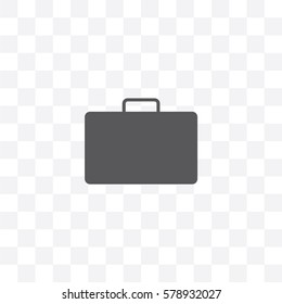An Illustrated Icon Isolated on a Background - Briefcase