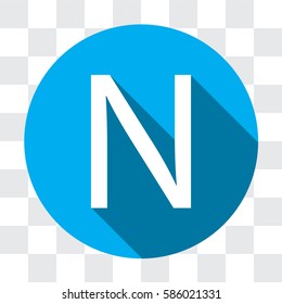 An Illustrated Icon Isolated on a Background - N