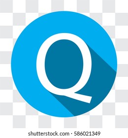 An Illustrated Icon Isolated on a Background - Q