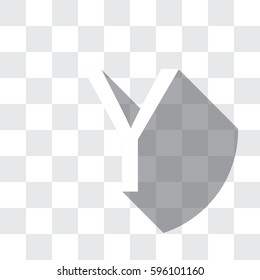 An Illustrated Icon Isolated on a Background - Y