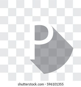 An Illustrated Icon Isolated on a Background - P