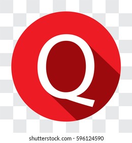 An Illustrated Icon Isolated on a Background - Q