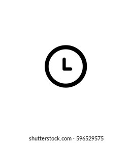 An Illustrated Icon Isolated on a Background - Clock