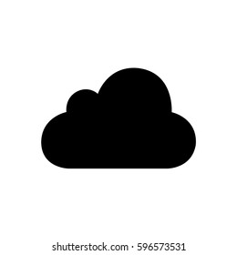 An Illustrated Icon Isolated on a Background - Cloud