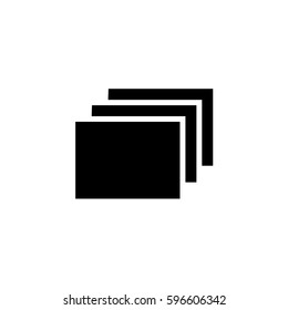 An Illustrated Icon Isolated on a Background - Layers Filled