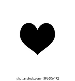 An Illustrated Icon Isolated on a Background - Hearts Card Suit