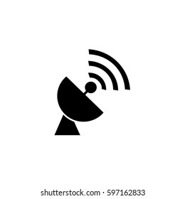 An Illustrated Icon Isolated on a Background - Radar