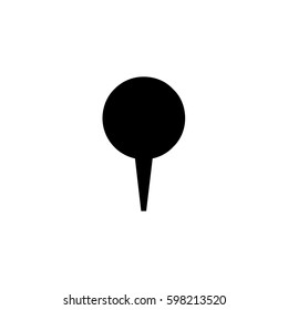 An Illustrated Icon Isolated on a Background - Pointer