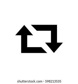 An Illustrated Icon Isolated on a Background - Square Refresh