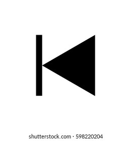 An Illustrated Icon Isolated on a Background - Step Backward
