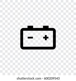An Illustrated Icon Isolated on a Background - Battery Light
