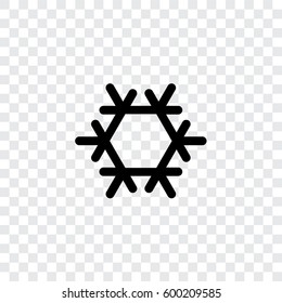 An Illustrated Icon Isolated on a Background - Air Con Light, Snowflake