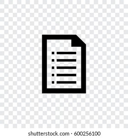An Illustrated Icon Isolated on a Background - Document