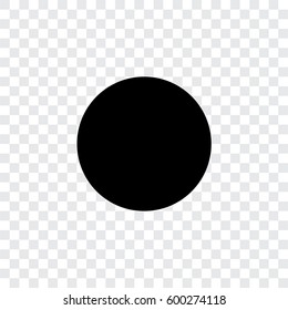 An Illustrated Icon Isolated on a Background - Full Moon