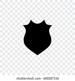 An Illustrated Icon Isolated on a Background - Pointy Shield