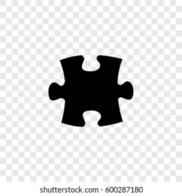 An Illustrated Icon Isolated on a Background - Puzzle Piece