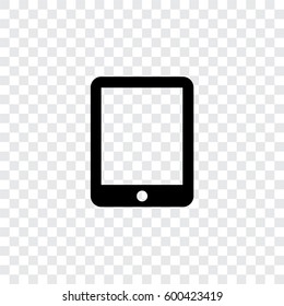 An Illustrated Icon Isolated on a Background - Tablet