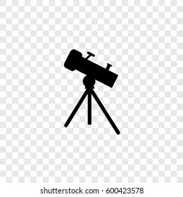 An Illustrated Icon Isolated on a Background - Telescope
