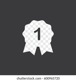 An Illustrated Icon Isolated on a Background - 1st Place Rosette