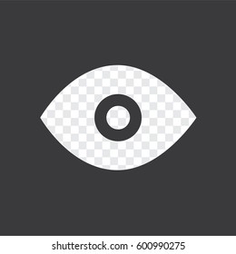 An Illustrated Icon Isolated on a Background - Eye