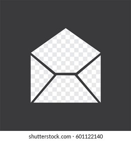 An Illustrated Icon Isolated on a Background - Mail Read
