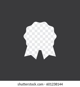 An Illustrated Icon Isolated on a Background - Rosette