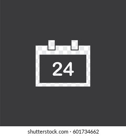 An Illustrated Icon Isolated on a Background - Square Calendar Day