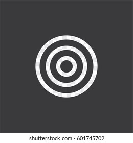 An Illustrated Icon Isolated on a Background - Target