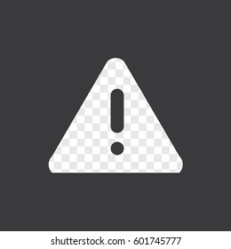 An Illustrated Icon Isolated on a Background - Exclamation Mark